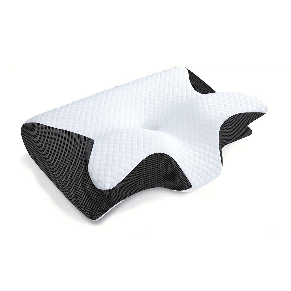 Memory Foam Cervical Pillow 2 in 1 Ergonomic Contour Orthopedic Pillow for Neck Pain