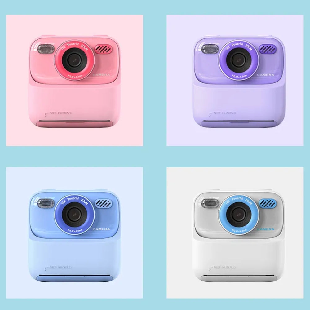 Kids Instant Camera 1080P HD Dual Lens Selfie Digital Camera