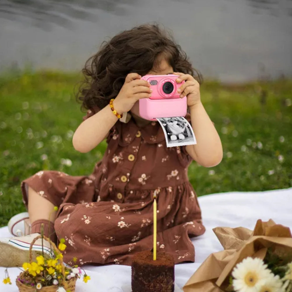 Kids Instant Camera 1080P HD Dual Lens Selfie Digital Camera