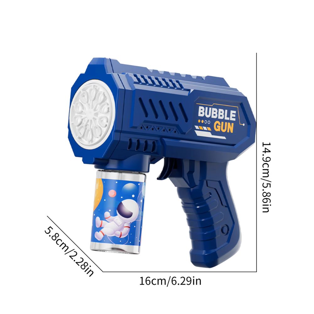 Kids Electric Bubble Gun with 10-Hole Handheld Design