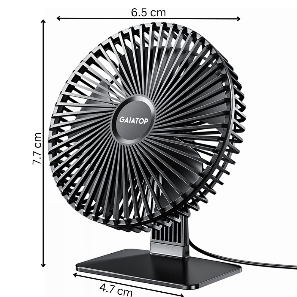 Desk Fan Portable USB Fan Adjustable Cooling Fan For Home Desk Office