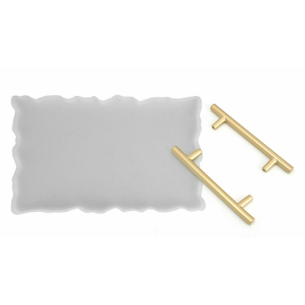 Large Safe Silicone Tray Artist Mold Irregular Coaster Resin Art DIY Tray Mould