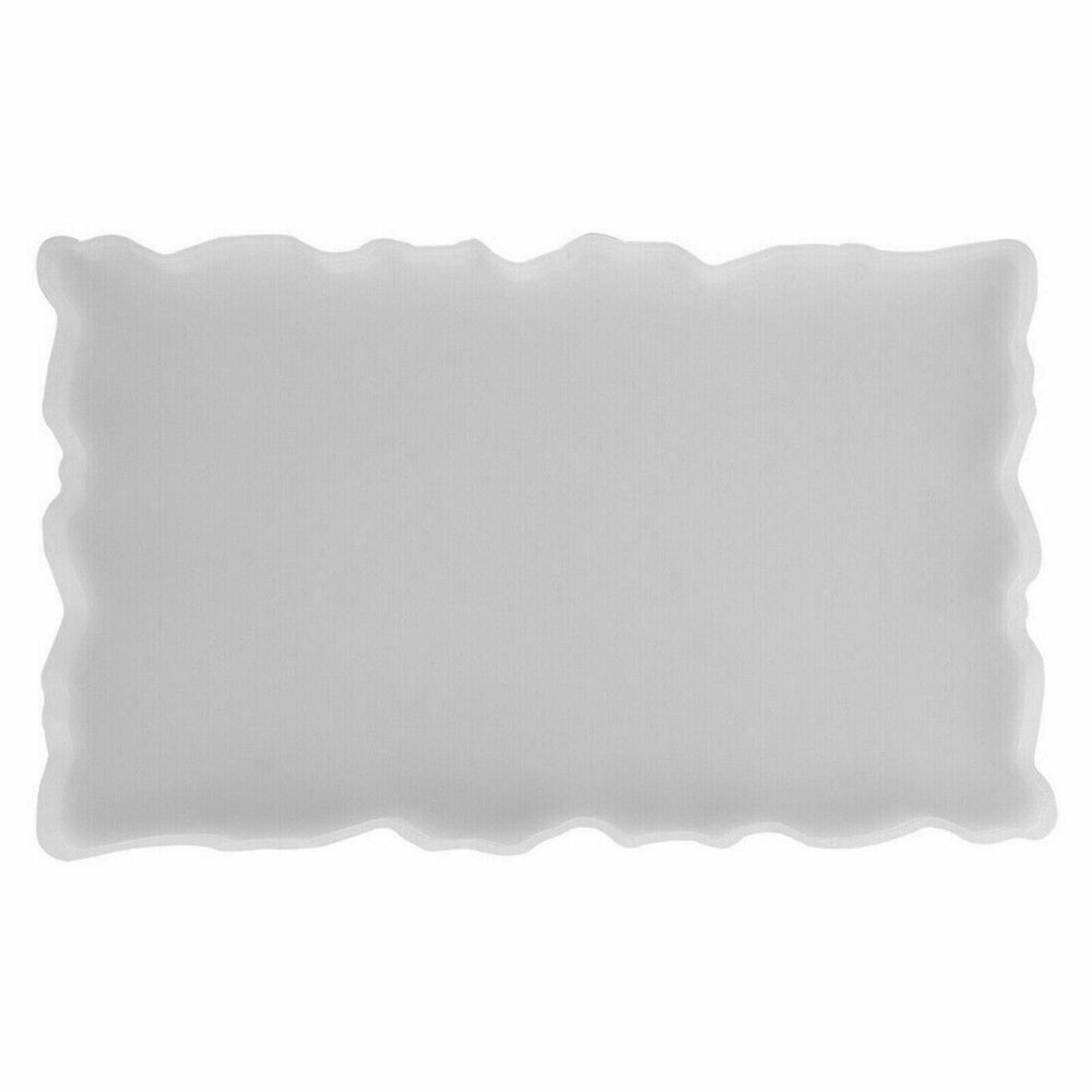 Large Safe Silicone Tray Artist Mold Irregular Coaster Resin Art DIY Tray Mould