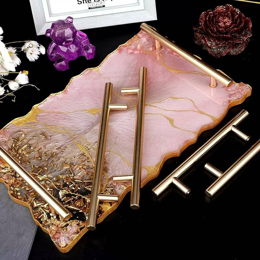 Large Safe Silicone Tray Artist Mold Irregular Coaster Resin Art DIY Tray Mould