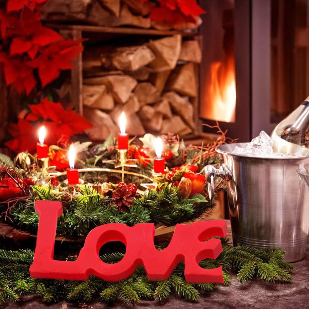 LOVE Sign Resin Casting Mold Silicone Jewelry Making Epoxy Mould Craft Tool