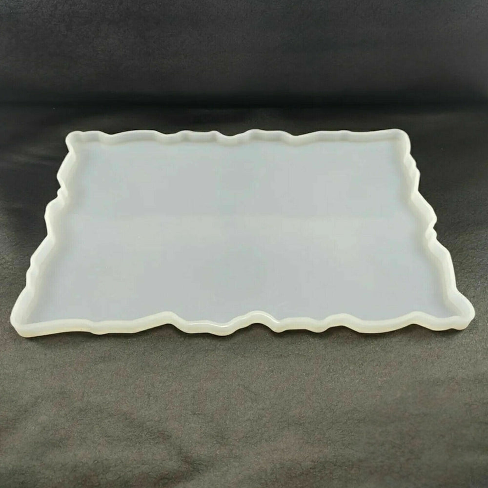 Large Safe Silicone Tray Mould Artist Mold Irregular Coaster Resin Craft Art DIY