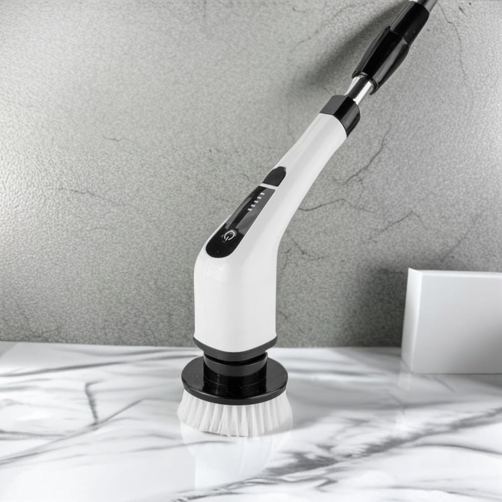 9 in 1 Cordless Rechargeable Electric Spin Scrubber Turbo Scrub Cleaning Brush