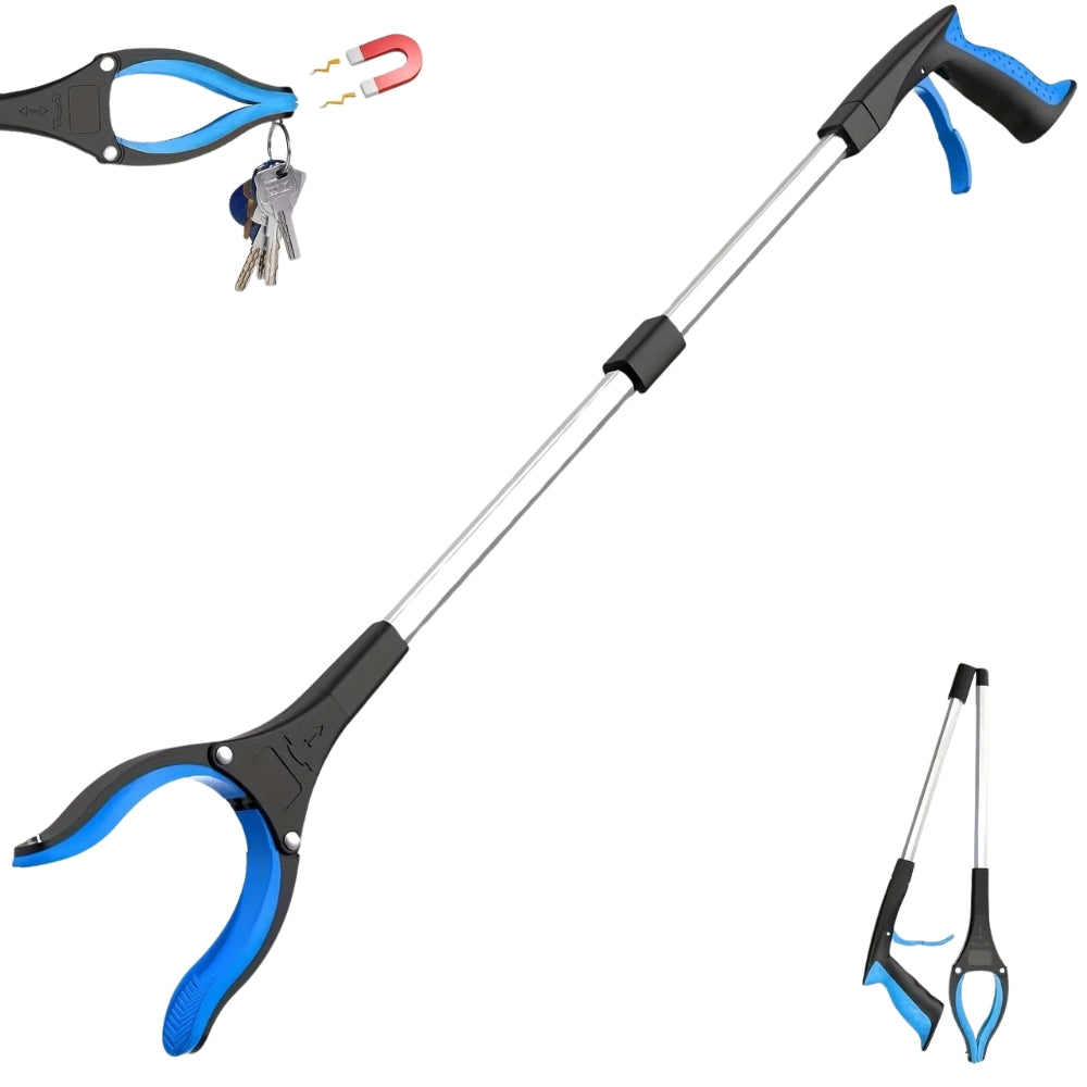 Grabber Reacher Tool 360° Rotating Jaw & Magnet