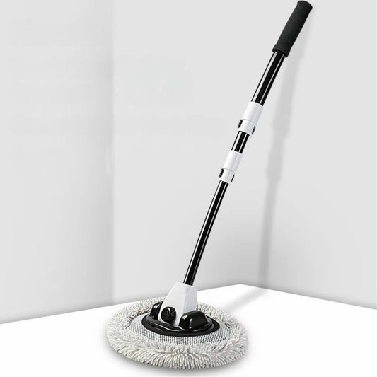 Chenille Car Wash Brush Telescoping Long Handle Cleaning Mop Tool
