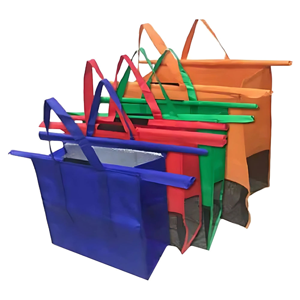 Foldable Reusable Grocery Shopping Bags Set