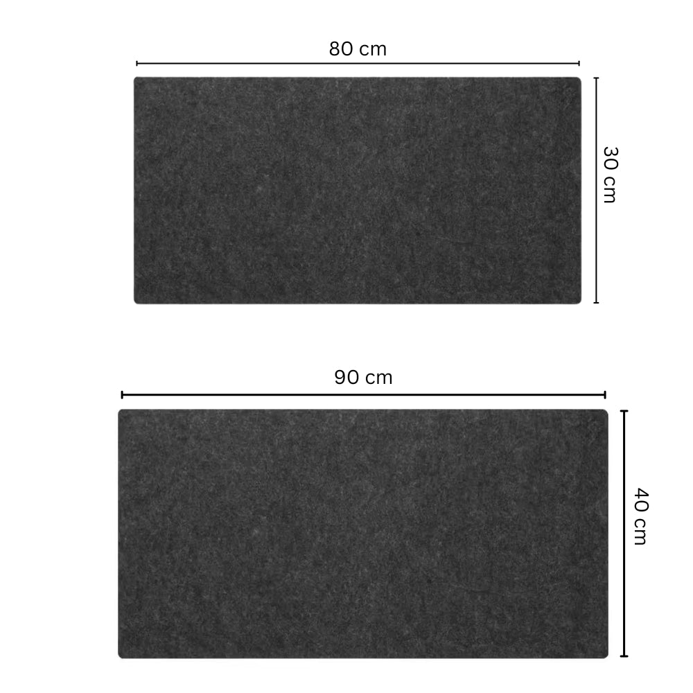 Wool Felt Mouse Pad Non-Slip Desk Protector for Gaming and Office