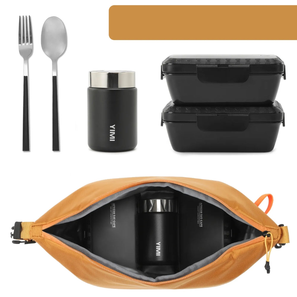 Insulated Lunch Bag Portable Food Storage Picnic Handbag