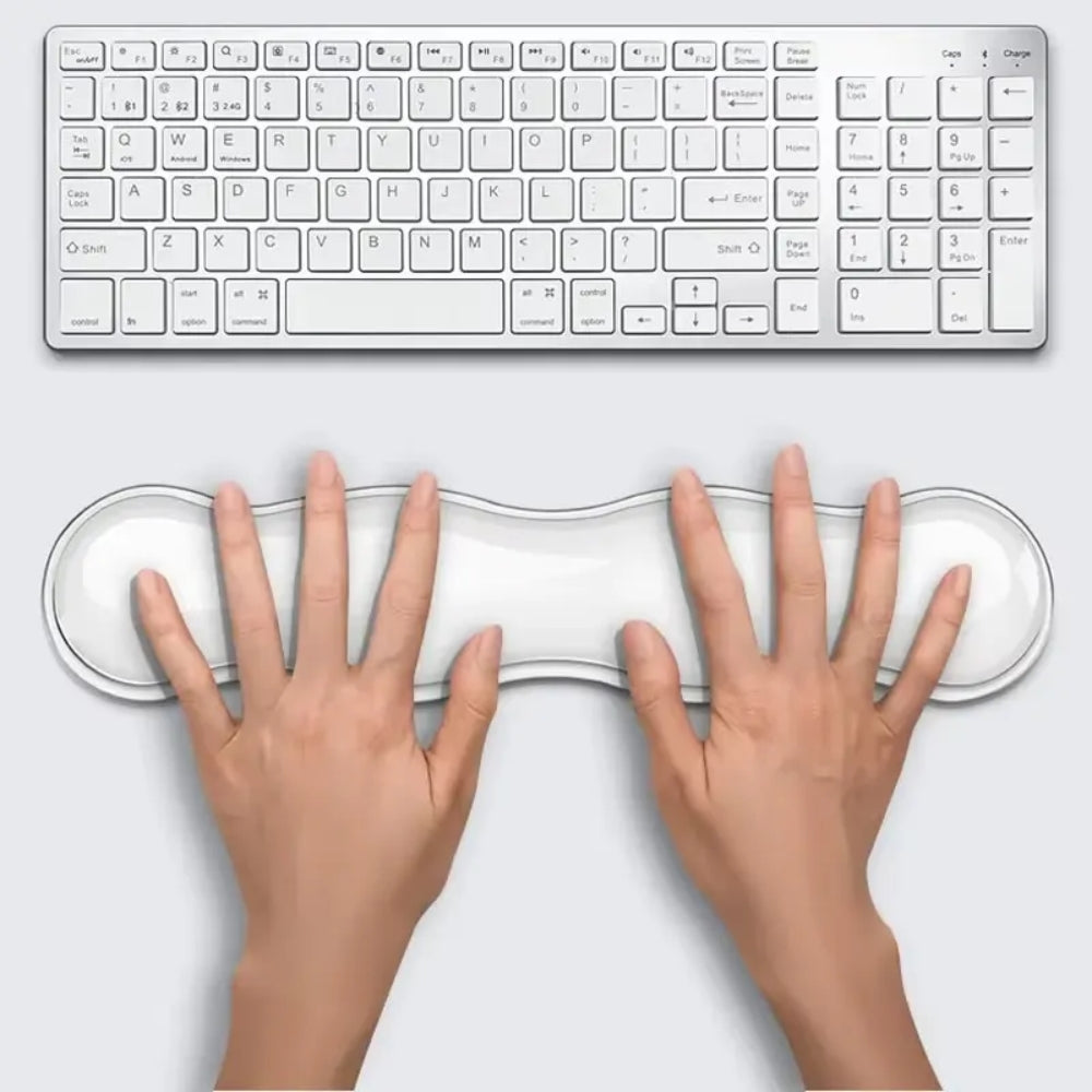 Mouse Pad with Wrist Rest and Anti-Slip Keyboard Rest for Office and Gaming
