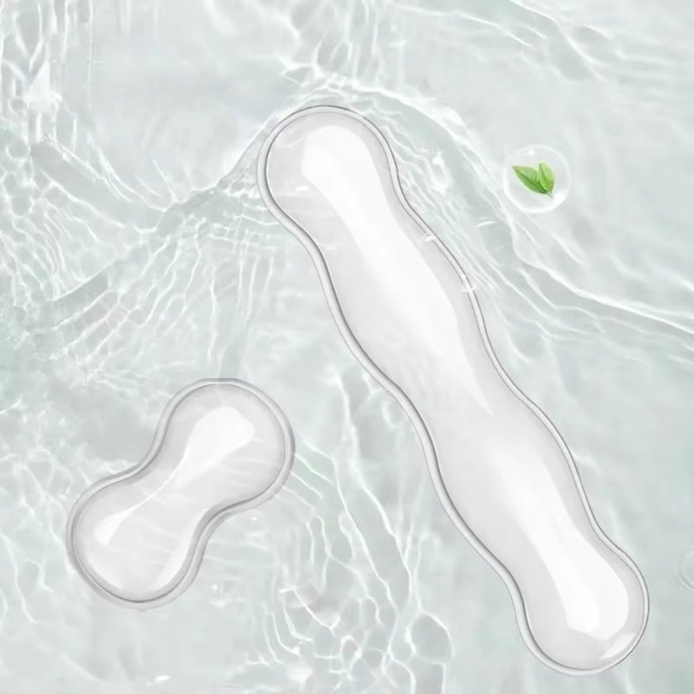 Mouse Pad with Wrist Rest and Anti-Slip Keyboard Rest for Office and Gaming