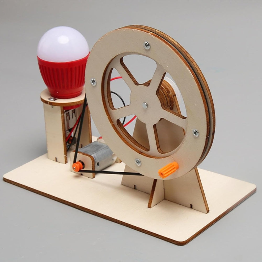Hand Cranked DIY Generator Kit for Students and Kids