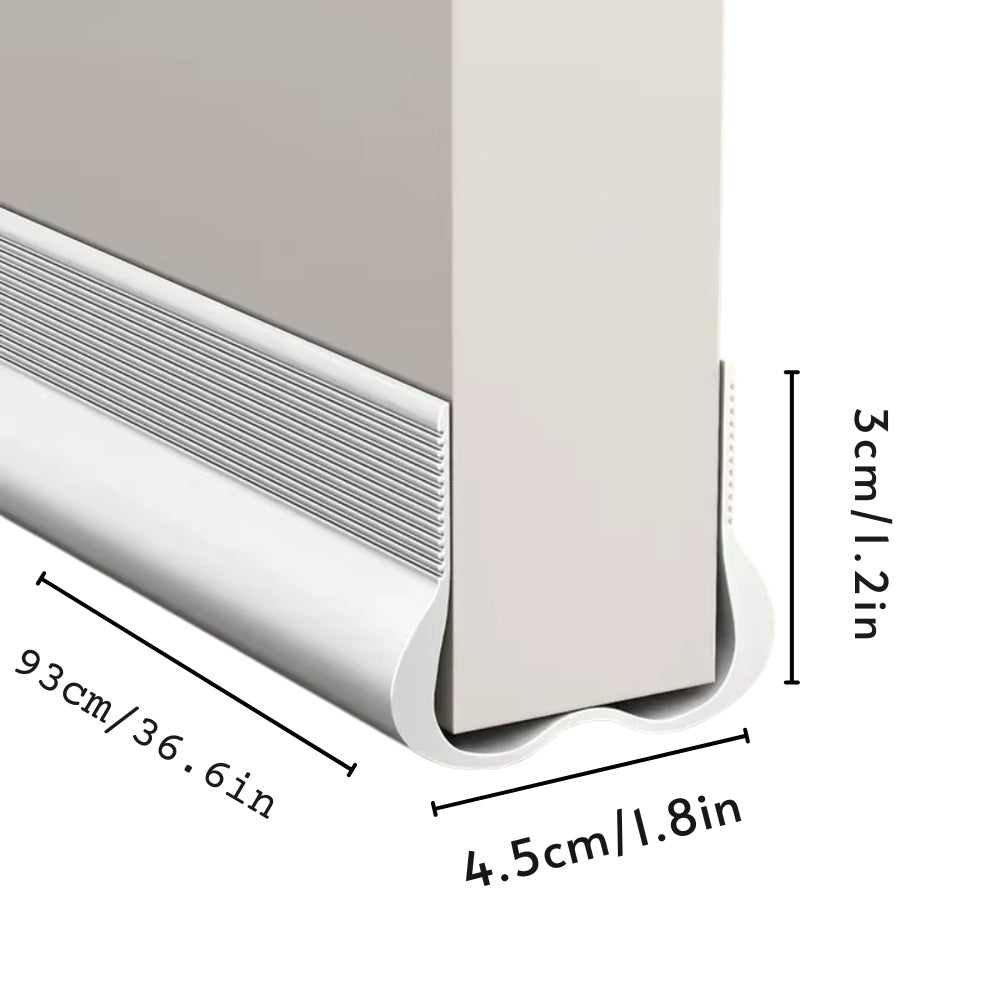 PVC Under Door Sealing Strip Draft Stopper Soundproof Weatherstrip