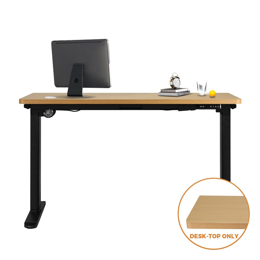 Standing Desk Top with Drilled Hole Oak 150 x 75 cm
