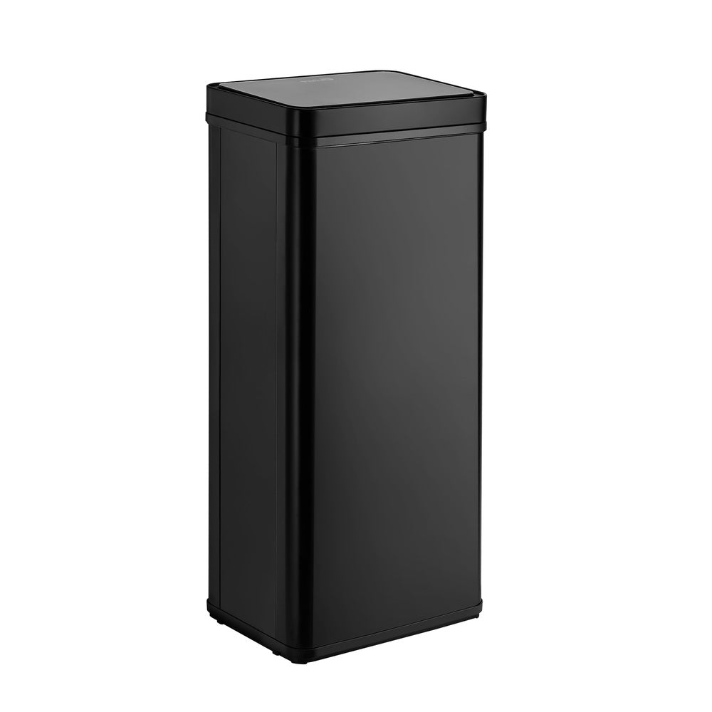 Black 75L Automatic Motion Sensor Rubbish Trash Bin