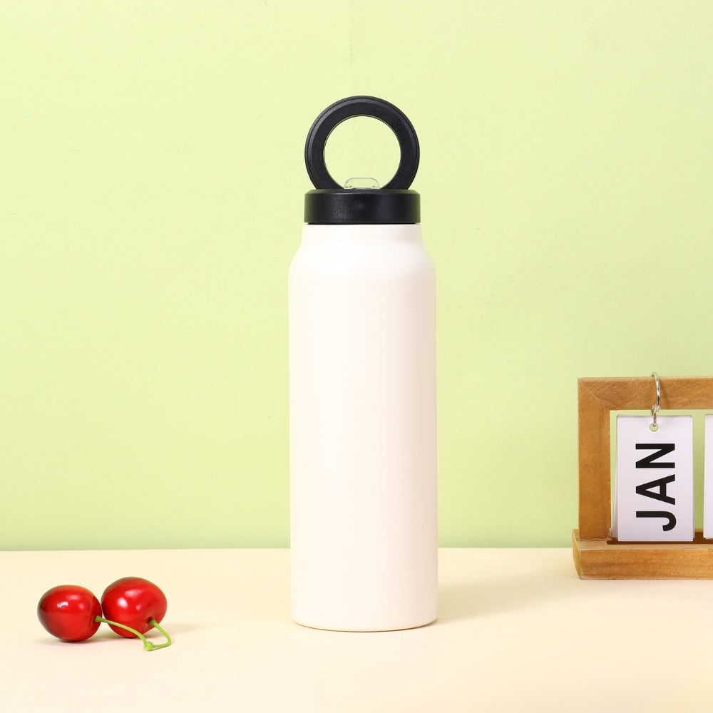 Magnetic Phone Holder Insulated Water Bottle