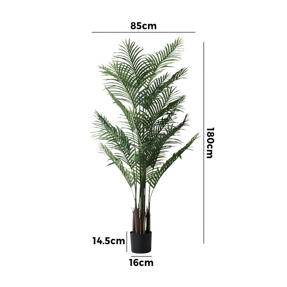 180cm Lifelike Artificial Palm Tree Faux Potted Plant