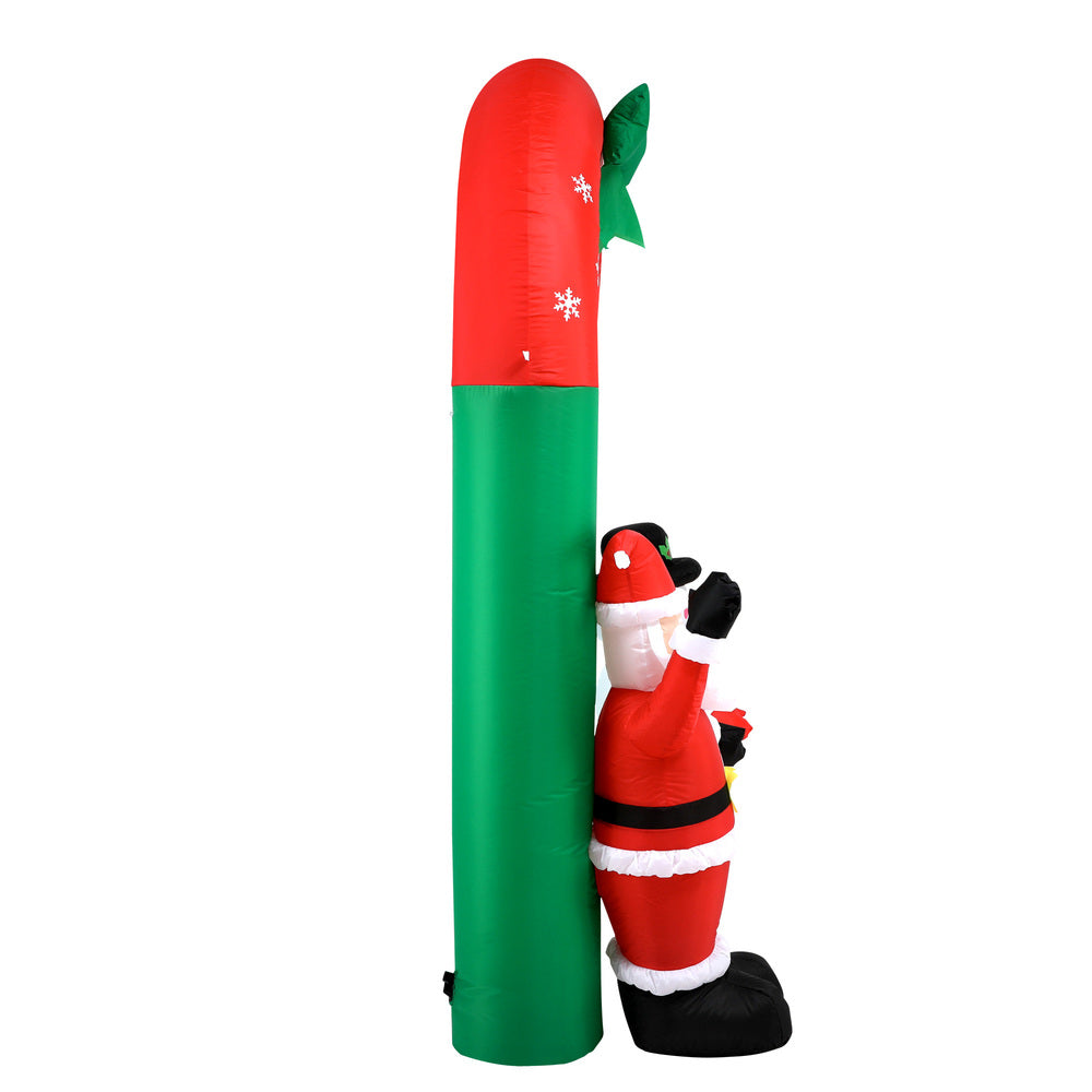 Christmas Inflatable Archway with LED Lights