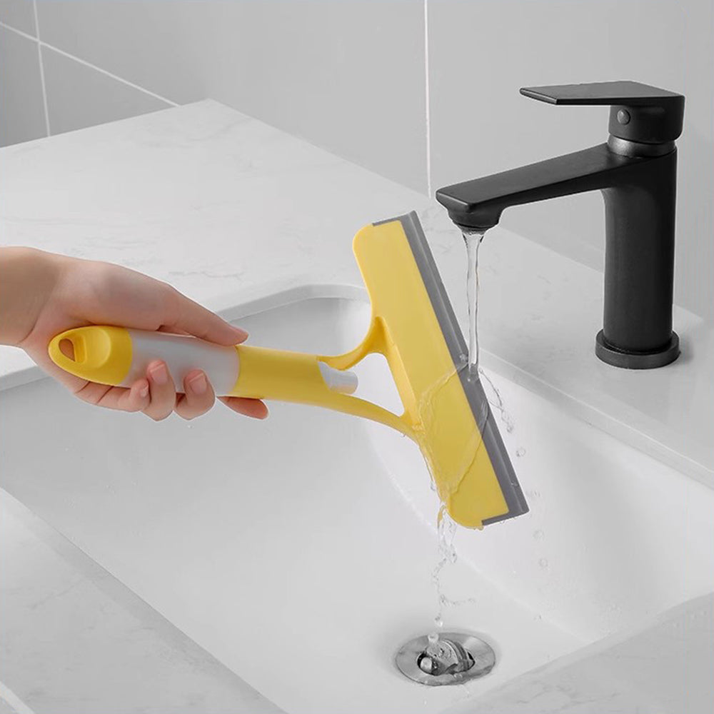3 in 1 Squeegee Multifunctional Glass Cleaning Tool with Spray Bottle