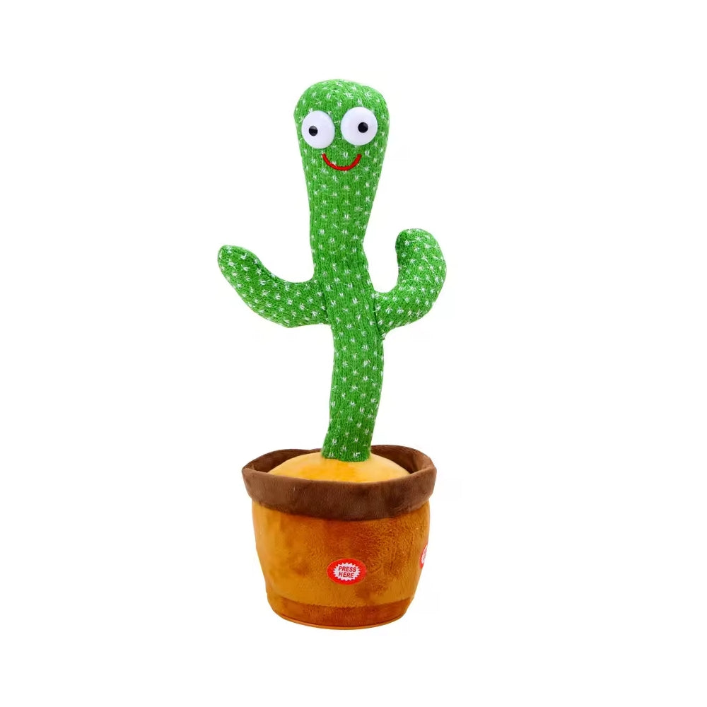 Rechargeable Dancer Cactus Glowing Dancing Electronic Plush Toy
