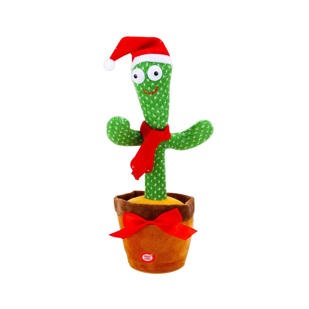 Rechargeable Dancer Cactus Glowing Dancing Electronic Plush Toy