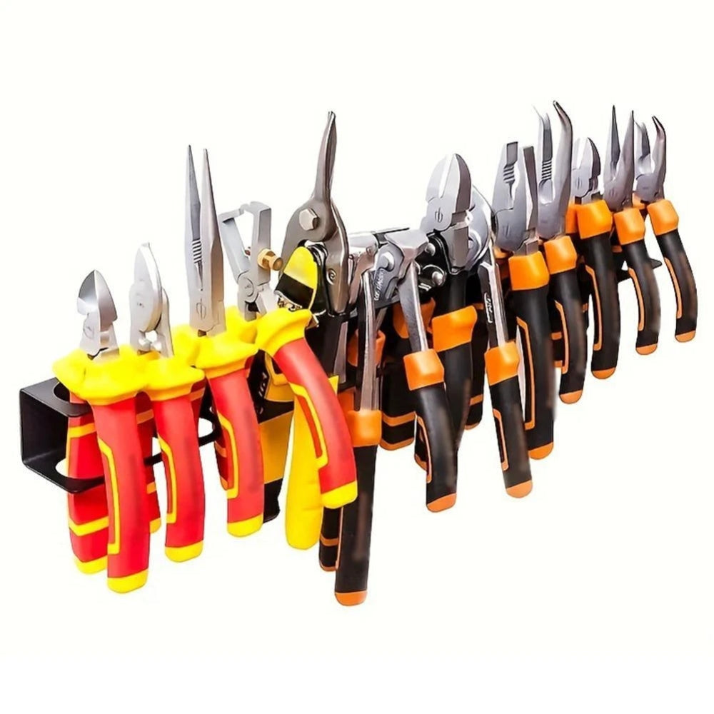 Wall-mounted 14-hole Hardware Tool Storage Base Stand