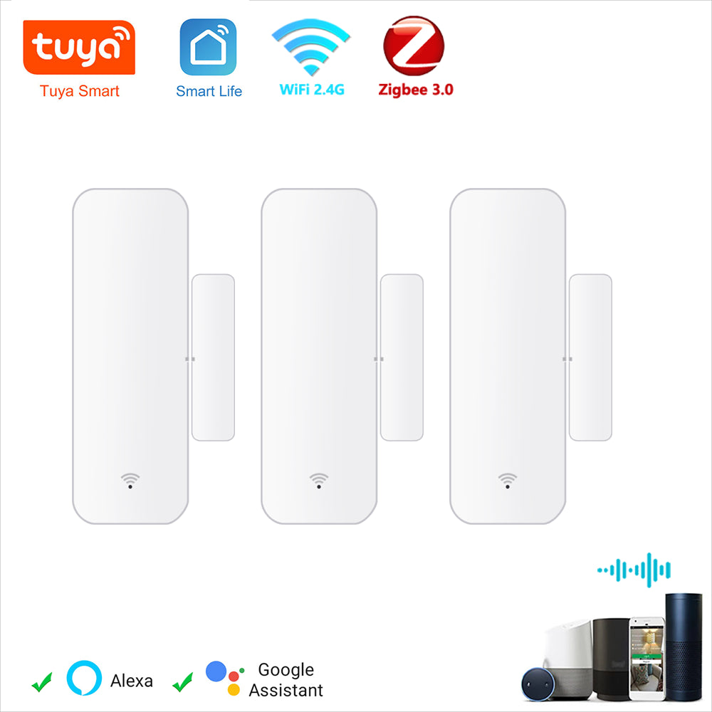 Tuya WiFi Zigbee Smart Home Contact Sensor Open Closed Detector