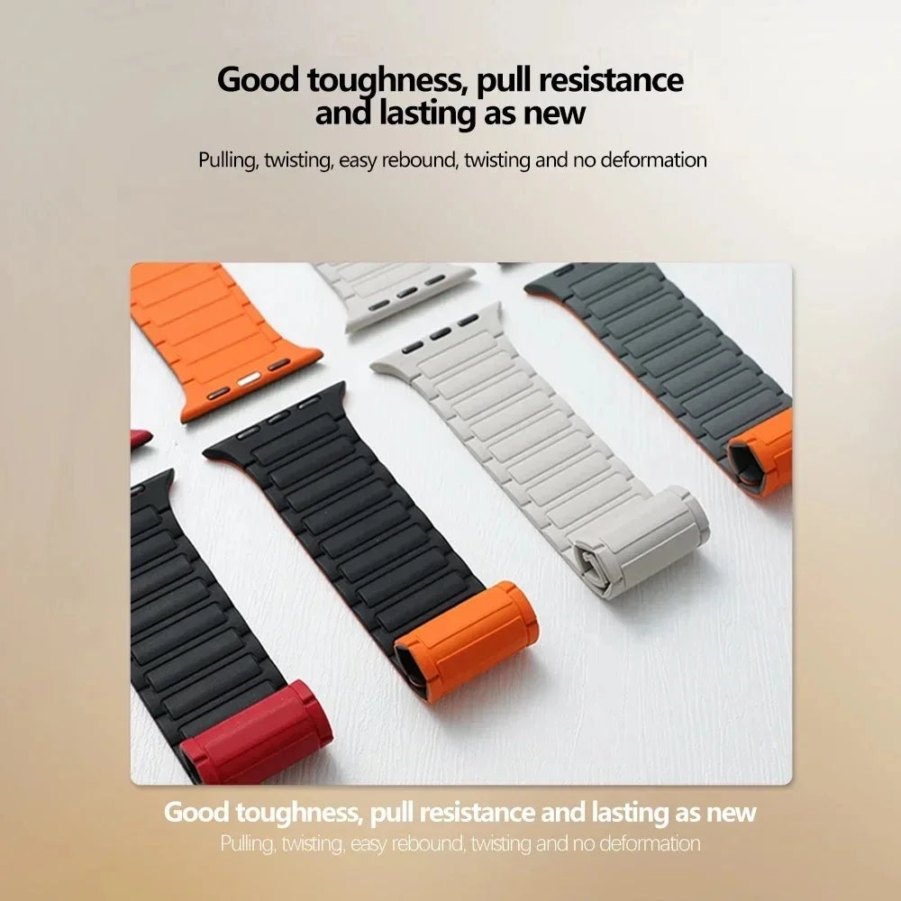 iWatch Series Magnetic Loop Silicone Bracelet