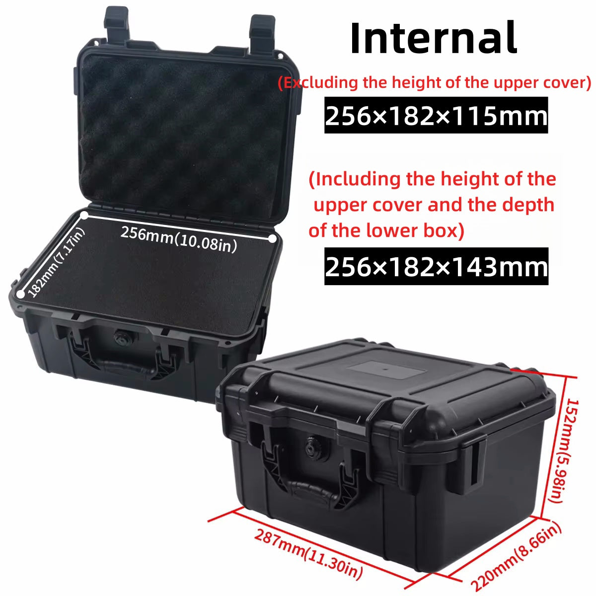 Waterproof Hard Carry Case Bag Hardware Toolbox