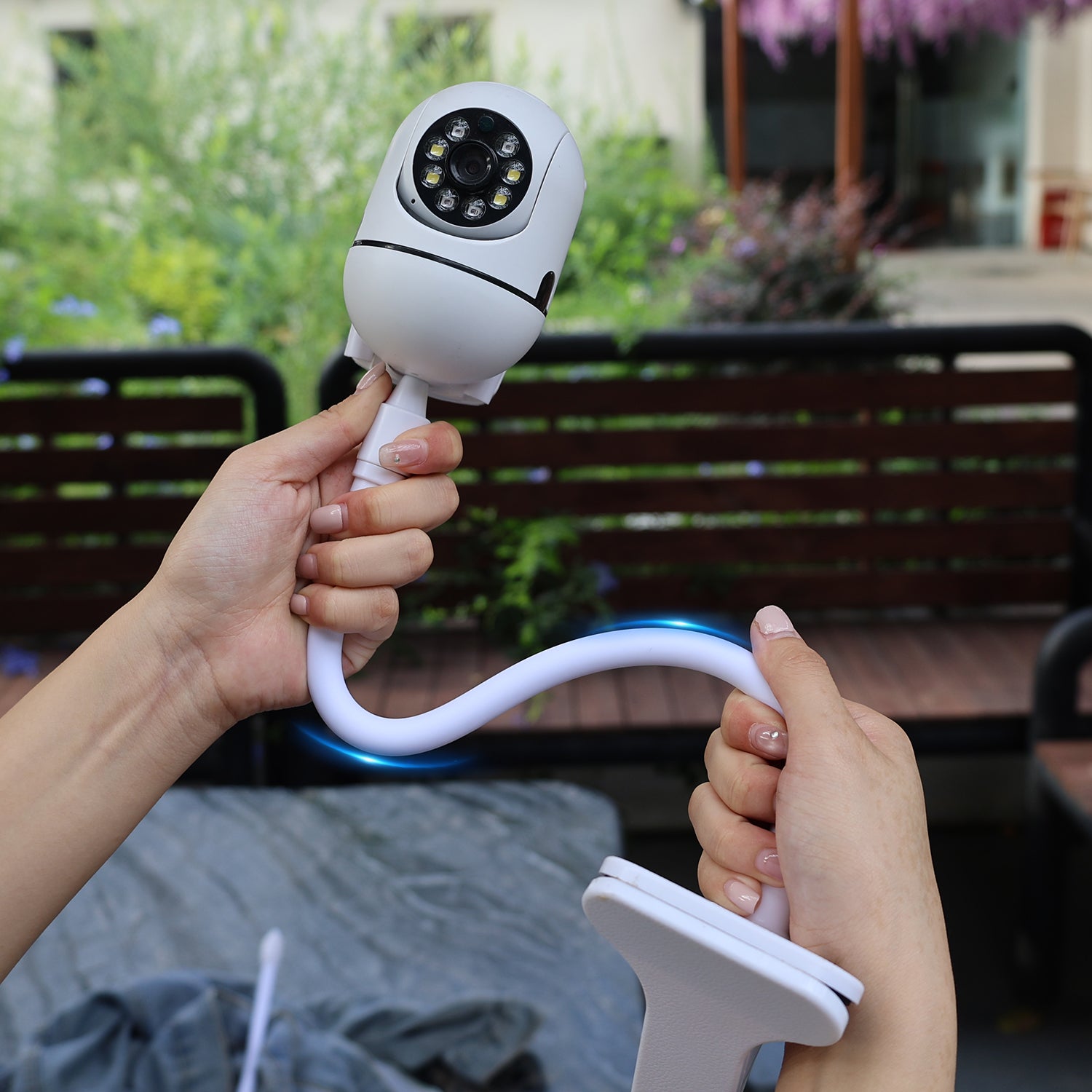 Protable Flexible Camera Clamp Mount Baby Monitor Camera Holder