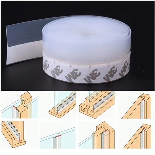 5M Door Bottom Seal Strip Weather Window Rubber Sealing Tape