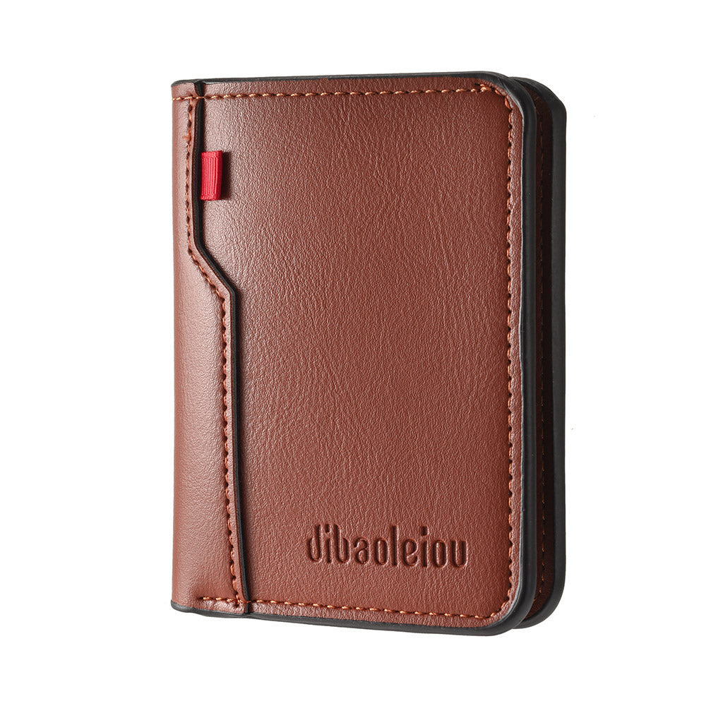 Ultra-thin Mini Soft PU Leather Credit Card Wallet