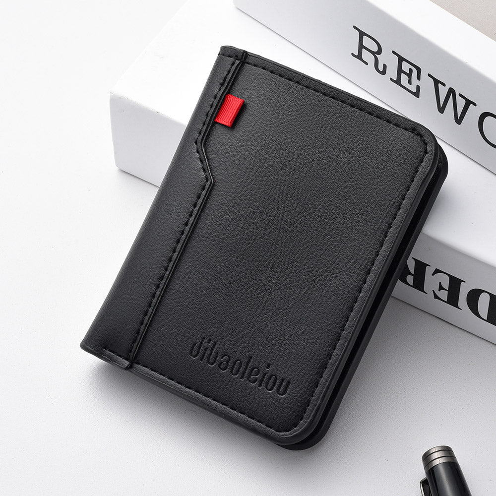Ultra-thin Mini Soft PU Leather Credit Card Wallet