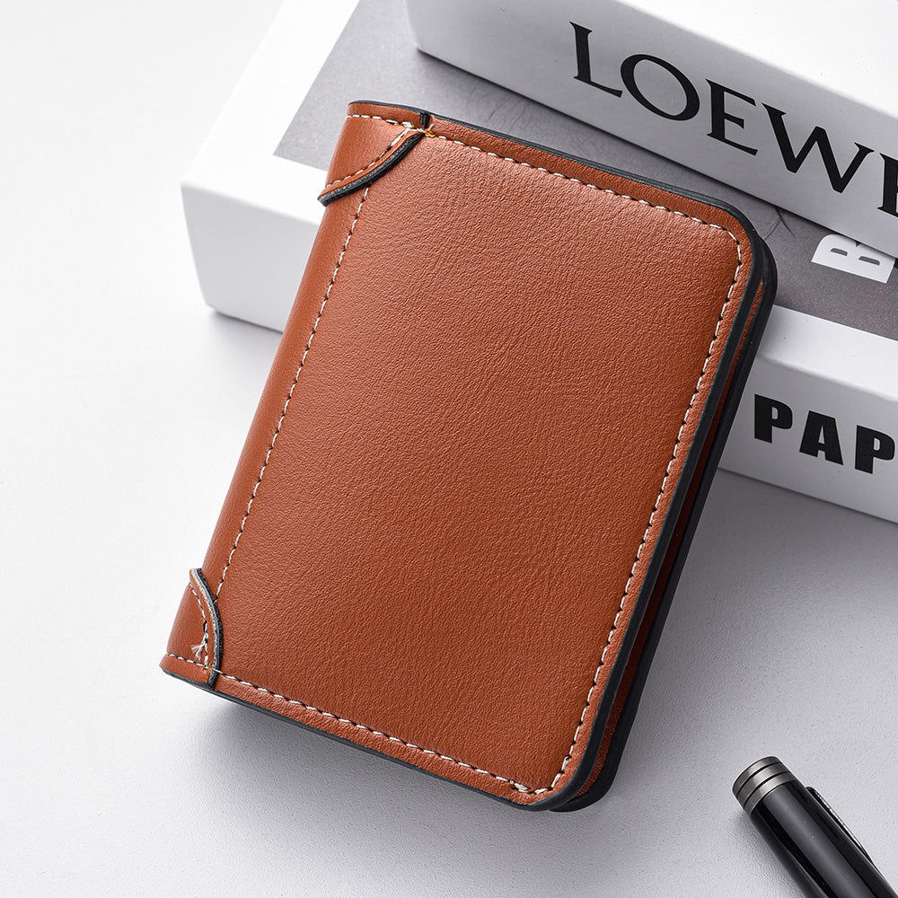 Ultra-thin Mini Soft PU Leather Credit Card Wallet