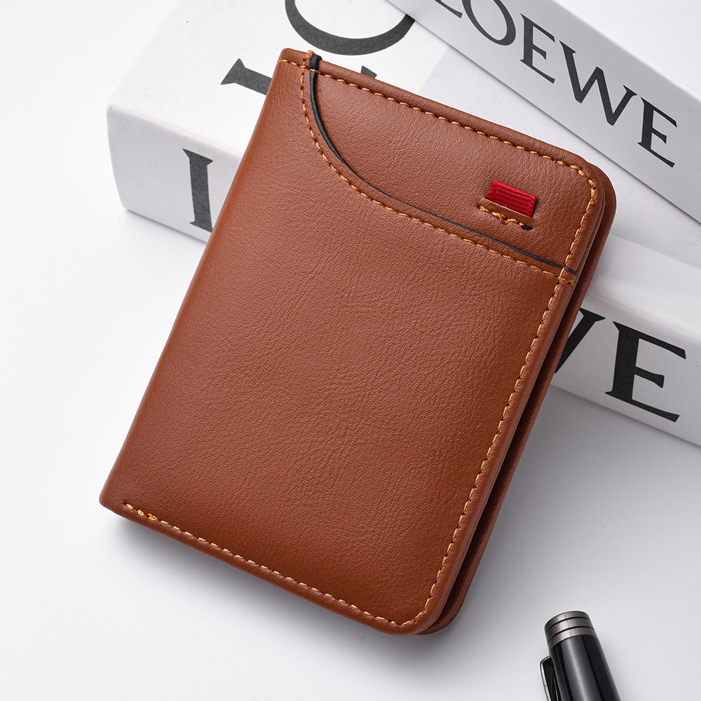 Ultra-thin Mini Soft PU Leather Credit Card Wallet