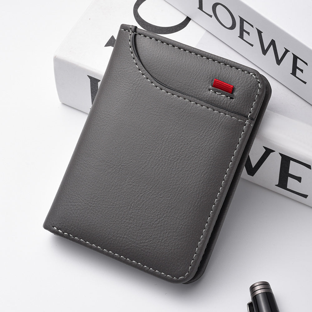 Ultra-thin Mini Soft PU Leather Credit Card Wallet