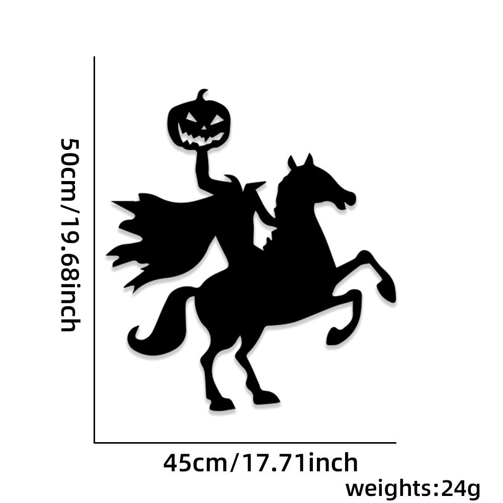 Halloween Decoration Room Door Stickers Window Ghost