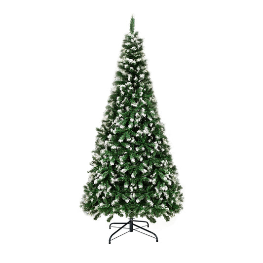 6FT Snowy Green Christmas Tree with 800 Tips