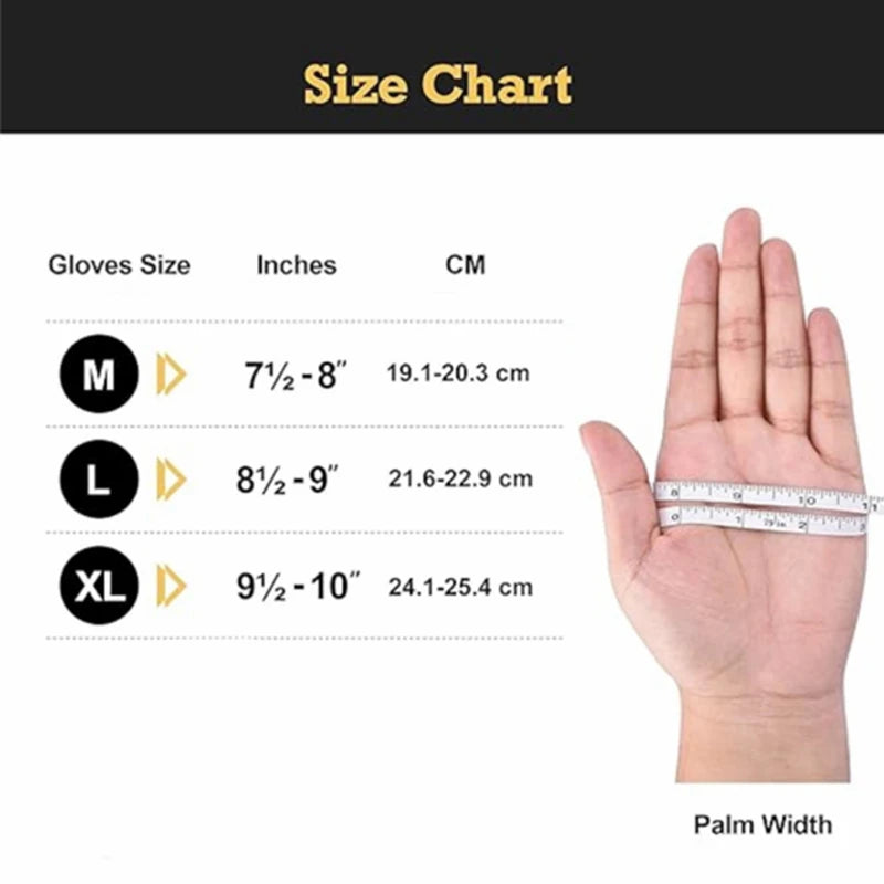 Heavy Duty Orange Disposable Nitrile Gloves