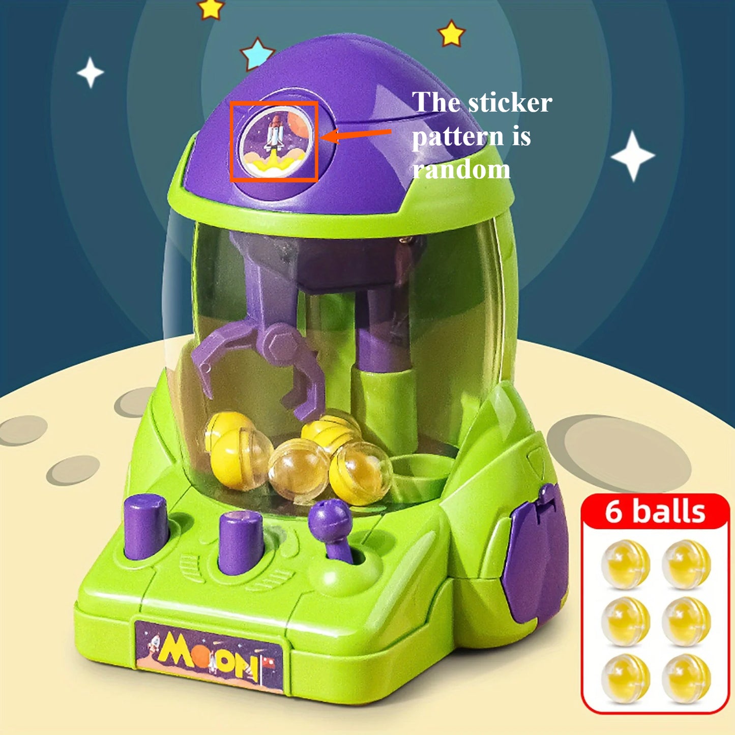 Space Rocket Crawler Ball Pincer Egg Twister