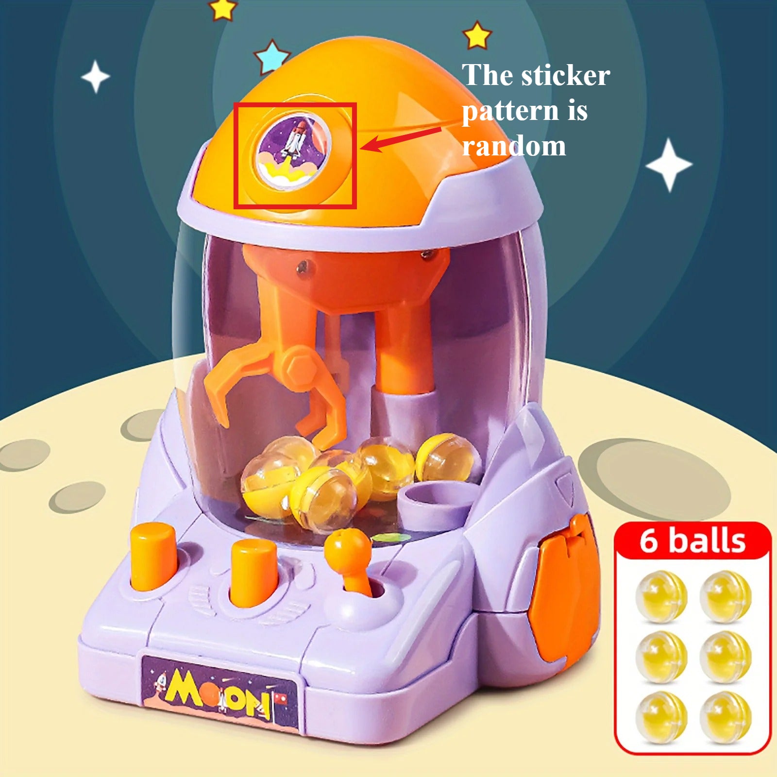 Space Rocket Crawler Ball Pincer Egg Twister