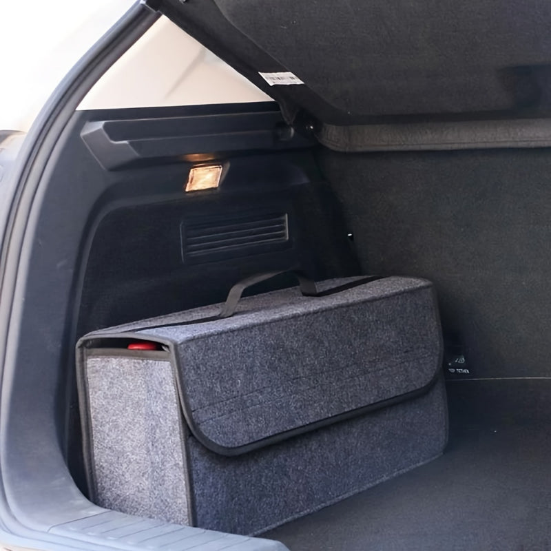 Anti Slip Compartment Boot Storage Organizer Car Storage Bag