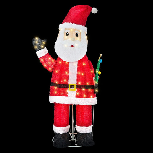 3D LED Christmas Santa Claus Light Festive Display
