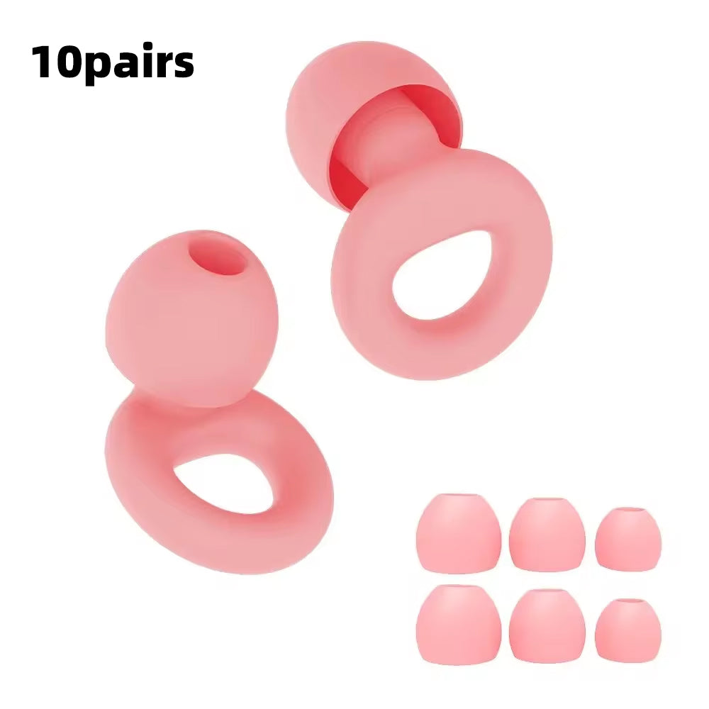 High Fidelity Noise Cancelling Silicone Ear Plugs Reusable Ear Plugs