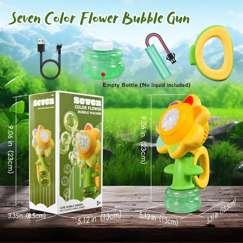 Automatic Sunflower Bubble Machine