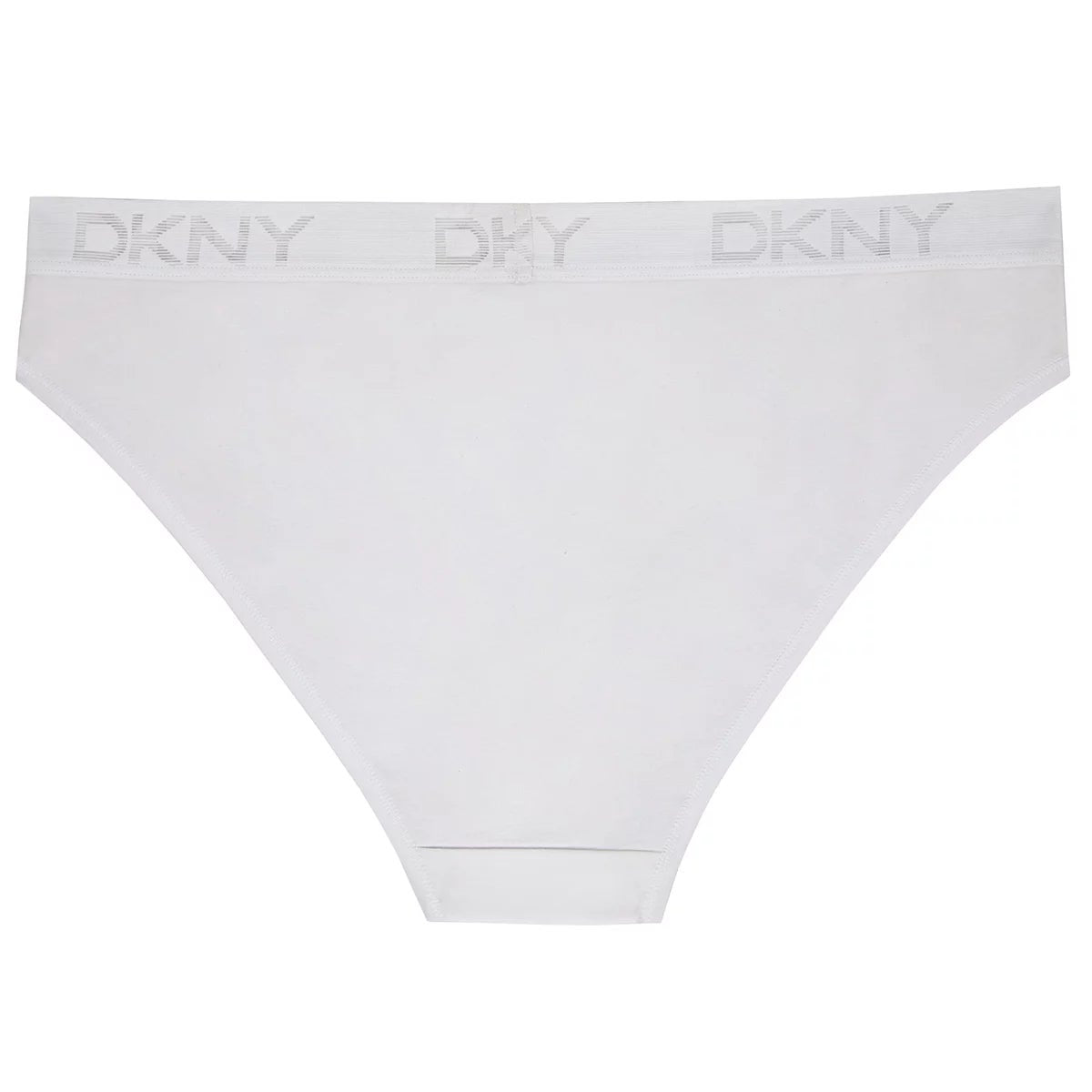 DKNY Women's Bikini Brief 4 Pack White Black Medium Soft Stretch Cotton