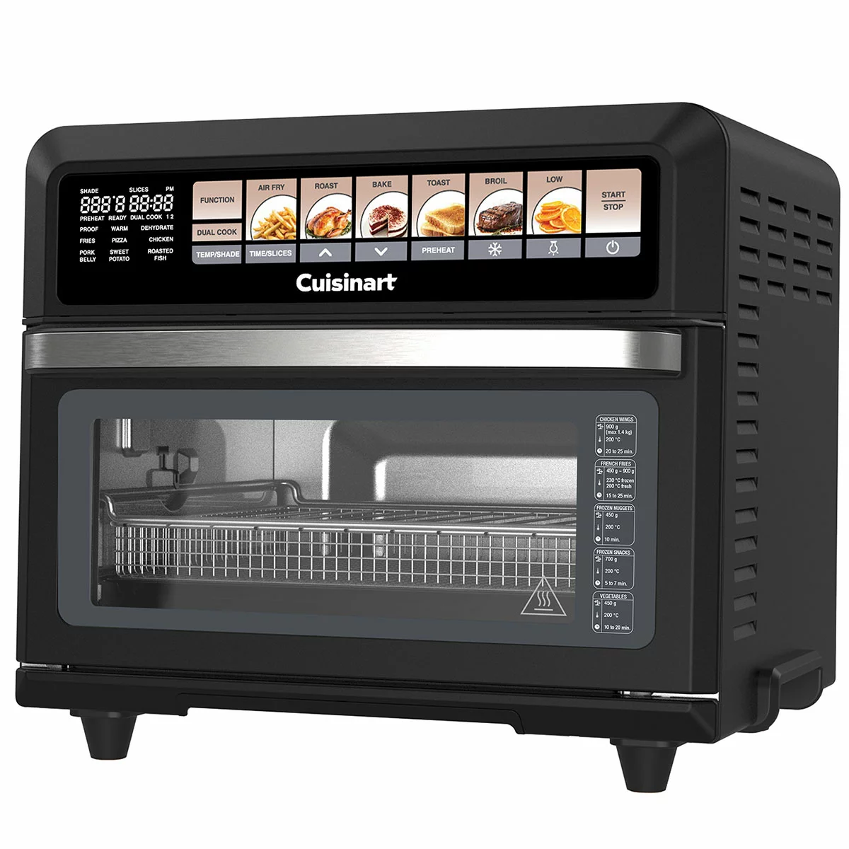 Cuisinart Air Crisp Pro 10-in-1 Air Fry Oven Dual Convection 17L Black